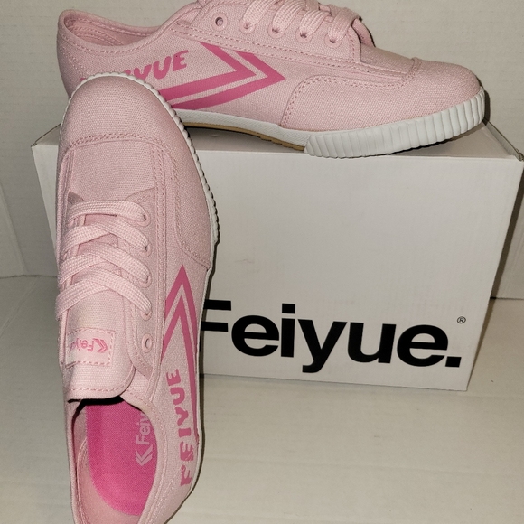 FEIYUE FE LO Plain Canvas Women Style F20034W-pink fuchsia gum size /10 Cod1023 - Picture 2 of 5